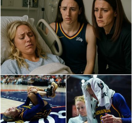 SAD NEWS: Coach Stephanie White and Caitlin Clark broke down in tears at Sophie Cunningham’s hospital bedside after Sophie’s family revealed the X-ray of her knee injury — a scene that left many shaken after seeing it…