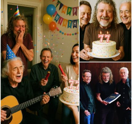 When Jimmy Page and John Paul Jones Sang Happy Birthday to Robert Plant: A Moment That Brought Fans to Tears