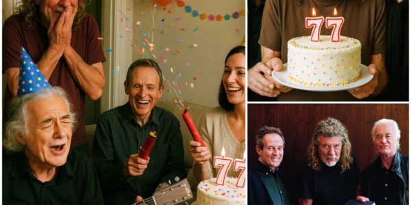 When Jimmy Page and John Paul Jones Sang Happy Birthday to Robert Plant: A Moment That Brought Fans to Tears