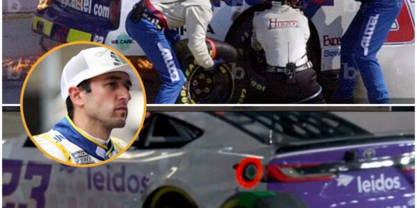 Breaking: Chase Elliott faces chaos on the track! A sudden loose lug causes his left front to fly off, and now he’s hit with a penalty for pitting outside the box—rumors swirl about what went wrong in those frantic moments. Fans can’t stop talking...