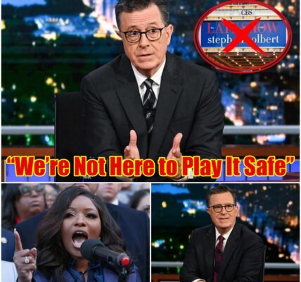 “We’re Not Here to Play It Safe”: Stephen Colbert and Jasmine Crockett’s Rebellion Against Late-Night TV