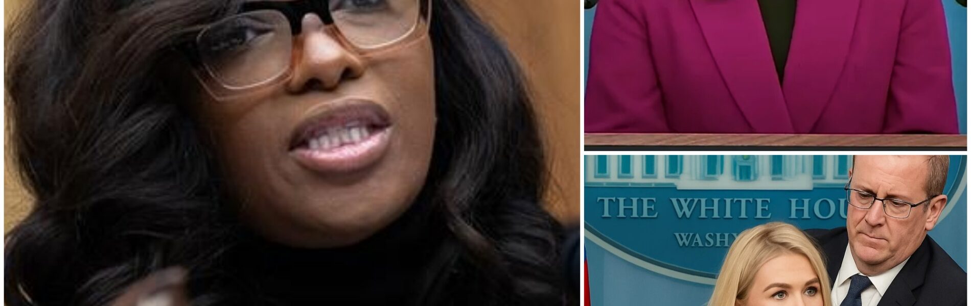 THIS JUST HAPPENED: Jasmine Crockett EXPLODES on Karoline Leavitt Live On-Air — Security Called After Shocking Revelation Rocks the Studio