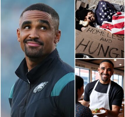 Jalen Hurts bought the tiny diner that let him eat on credit in college — but what he turned it into now feeds 120 homeless people every day…