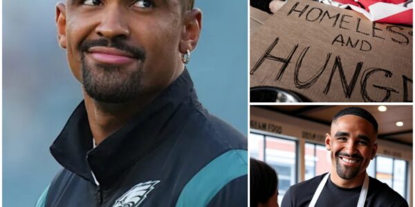 Jalen Hurts bought the tiny diner that let him eat on credit in college — but what he turned it into now feeds 120 homeless people every day…