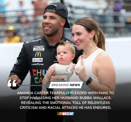 Amanda Carter’s Emotional Plea: “He’s a Human, Not Your Punching Bag” – The Struggles Behind Bubba Wallace’s NASCAR Journey