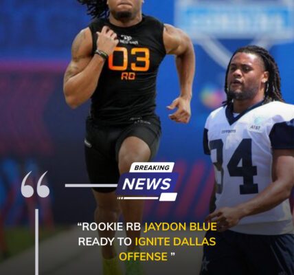 Rookie RB Jaydon Blue Ready to Ignite Dallas Offense