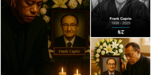 At Judge Frank Caprio’s funeral, a hush swept through the chapel when Tiger Woods appeared. Years ago, he had once stood in Caprio’s courtroom, where fairness and compassion left a mark on his life. Now, he walked slowly toward the judge’s portrait, his eyes heavy with grief. In silent tribute, Tiger bowed his head—an unexpected, heartfelt farewell.