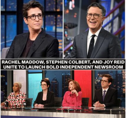Breaking News: Rachel Maddow, Stephen Colbert, and Joy Reid Unite to Launch Bold Independent Newsroom