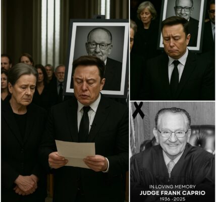 “The Letter No One Knew Existed: Elon Musk Breaks Down Reading Judge Frank Caprio’s Final Goodbye at Memorial”