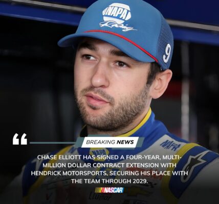 Chase Elliott Secures Four-Year Extension With Hendrick Motorsports in Landmark Multi-Million Dollar Deal
