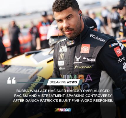 Shockwaves in NASCAR: Bubba Wallace’s Racism Lawsuit and Danica Patrick’s Cold Reply Ignite Firestorm