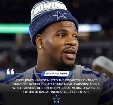 Jerry Jones Goes Nuclear on Micah Parsons’ Agent as Cowboys Feud Turns Ugly