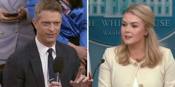 “We’re Not Cleaning the Streets — We’re Erasing the People.” — Karoline Leavitt Tries to Attack Jasmine Crockett, But Garrett Haake Shatters Her Confidence With a Single Fact at the White House Podium