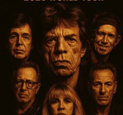 🎸 Rock & Roll Legends Announce 2026 World Tour “ONE LAST RIDE” — Jagger, Richards, McCartney, Clapton, Nicks & Springsteen Reignite the Golden Era