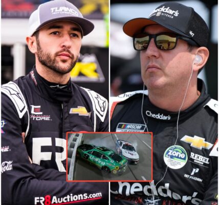 BREAKING: "HE’S AN IDIOT!" — Chase Elliott EXPLODES in anger after Kyle Busch slams into him at Turn 4, sending Elliott’s car into the wall and handing him his first heartbreaking DNF of the 2025 season.