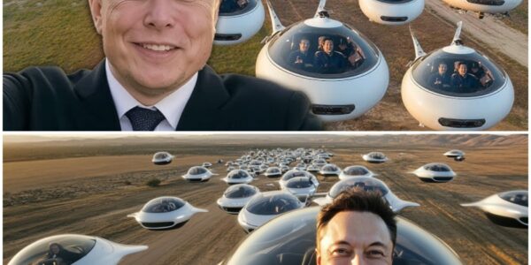 Elon Musk UNVEILS Tesla’s First Flying Car! In a jaw-dropping reveal, Elon Musk introduced Tesla’s first-ever flying car prototype — a stunning fusion of futuristic design, electric power, and urban air mobility. The world watched in awe as Musk promised this revolutionary innovation will forever change the way humanity travels.