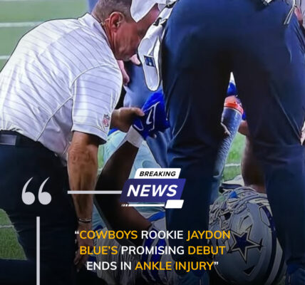 Cowboys Rookie Jaydon Blue’s Promising Debut Ends in Ankle Injury