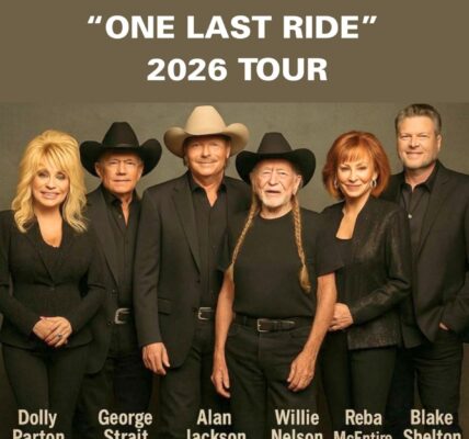 COUNTRY LEGENDS UNITED: Willie Nelson. Alan Jackson. George Strait. Blake Shelton. Dolly Parton. Reba McEntire. Six icons. One stage. One unforgettable moment where history will rise again.