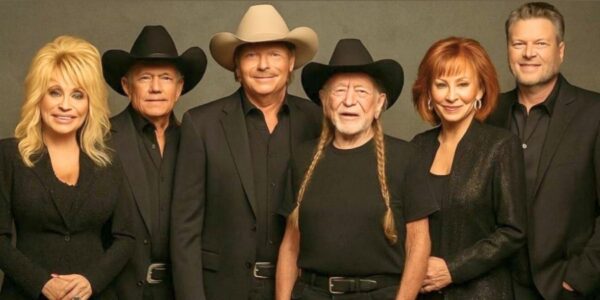 COUNTRY LEGENDS UNITED: Willie Nelson. Alan Jackson. George Strait. Blake Shelton. Dolly Parton. Reba McEntire. Six icons. One stage. One unforgettable moment where history will rise again.