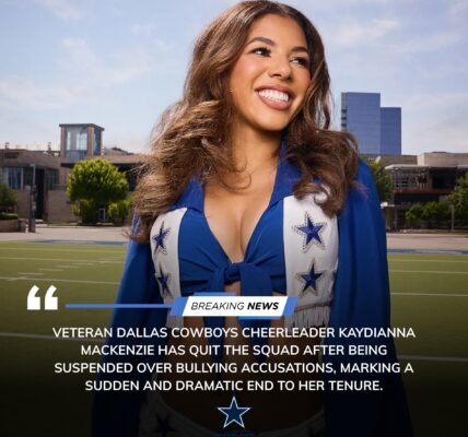 Veteran Cowboys Cheerleader KayDianna MacKenzie Quits After Suspension Drama Unfolds