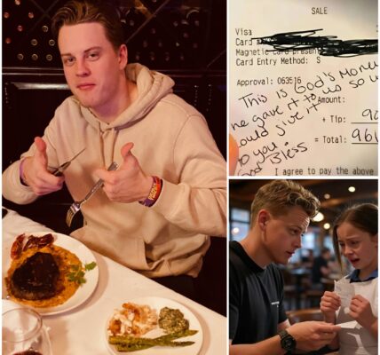 Waitress Sees Joe Burrow’s Check, Reads the Note, and Bursts into Tears…