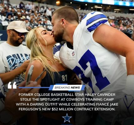 Haley Cavinder Turns Heads at Cowboys Camp With Stunning Look While Supporting Fiancé Jake Ferguson