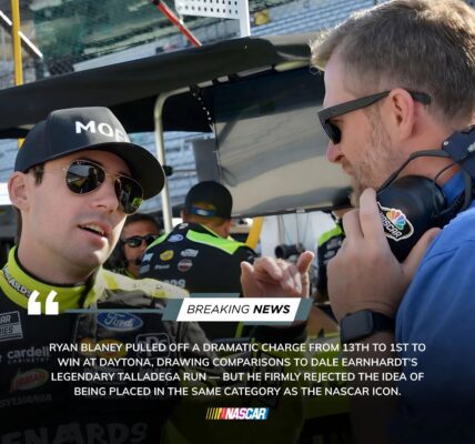 Ryan Blaney’s Daytona Charge Draws Earnhardt Comparisons — But He Refuses the Label
