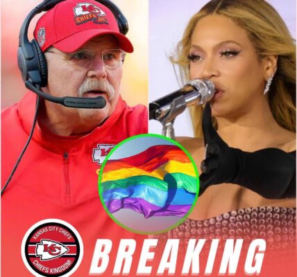 BREAKING: Famous singer Beyoncé’s offered to sing a song for the Kansas City Chiefs on the occasion of the 2025 NFL opening game and sign a sponsorship deal for the Chiefs for the 2025 season if the team would make an openly pro-LGBT ad forever. In response, Chiefs Coach Andy Reid said only one sentence that left the entire NFL silent…