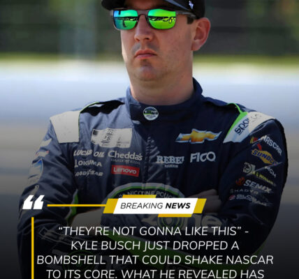 “They’re Not Gonna Like This” — Kyle Busch just dropped a bombshell that could shake NASCAR to its core. What he revealed has fans bracing for shock.