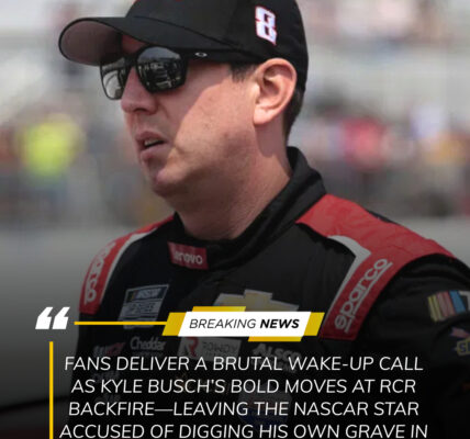 Fans deliver a brutal wake-up call as Kyle Busch’s bold moves at RCR backfire—leaving the NASCAR star accused of digging his own grave in shocking fashion.