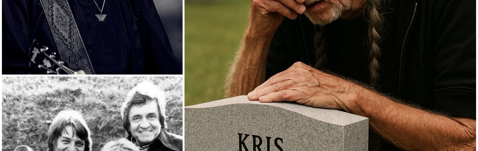Willie Nelson Weeps at Kris Kristofferson’s Grave — And Reveals a Secret the Highwaymen Took to Their Graves