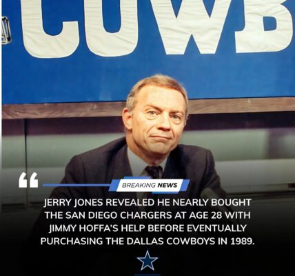 Jerry Jones Reveals He Nearly Bought the Chargers at 28 With Help From Jimmy Hoffa