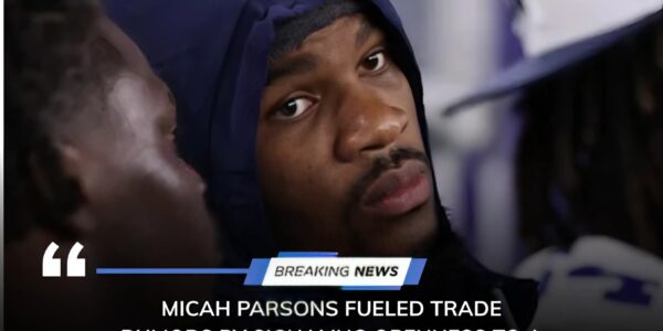 Micah Parsons Fuels Trade Rumors With Bold Gesture Toward Falcons Fan Amid Cowboys Standoff