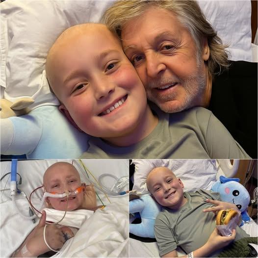 A young boy with terminal cancer had one final wish — Paul McCartney’s unbelievable response left his family in tears! A boy named Branson Blevins, battling late-stage cancer, had one last wish — to meet music legend Paul McCartney before his time ran out....