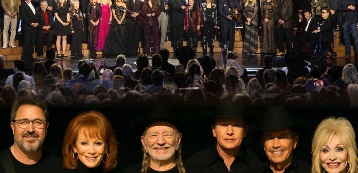 COUNTRY LEGENDS UNITED: Willie Nelson. Dolly Parton. George Strait. Alan Jackson. Reba McEntire. Vince Gill. Six timeless voices. One stage. A once-in-a-lifetime gathering where country music’s greatest stories and songs rise together in an unforgettable moment of history.