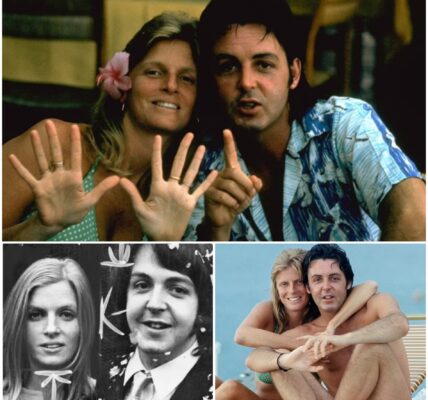 On a gray London morning in 1969, while the world gossiped about the future of The Beatles, Paul McCartney quietly walked hand in hand with Linda Eastman toward a modest registry office, choosing love over spectacle...