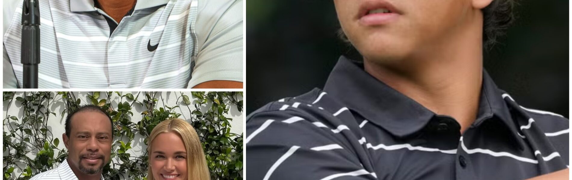 JUST NOW: TIGER WOODS is suddenly in a heated conflict with his son CHARLIE, all because of his relationship with VANESSA TRUMP. A decision TIGER made for his girlfriend, even though they are not yet married, triggered CHARLIE to utter six harsh words… leaving the golf LEGEND completely SILENT…