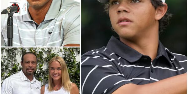 JUST NOW: TIGER WOODS is suddenly in a heated conflict with his son CHARLIE, all because of his relationship with VANESSA TRUMP. A decision TIGER made for his girlfriend, even though they are not yet married, triggered CHARLIE to utter six harsh words… leaving the golf LEGEND completely SILENT…