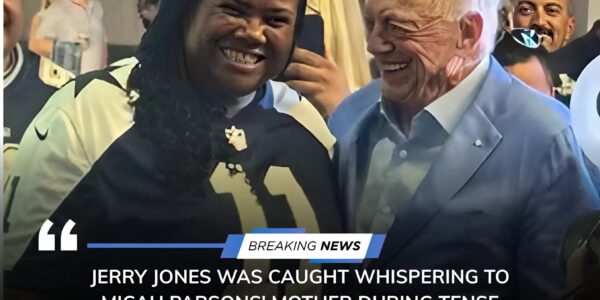Jerry Jones Spotted in Tense Interaction with Micah Parsons’ Mom Amid Contract Drama