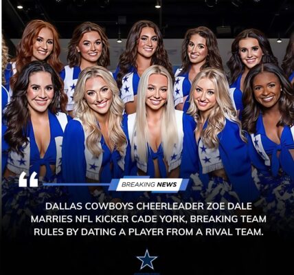 Dallas Cowboys Cheerleader Zoe Dale Ties the Knot with NFL Kicker Cade York in Extravagant Ceremony