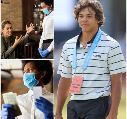 A Young Golf Star’s Heartfelt Gesture Changes a Waitress’s Life Forever