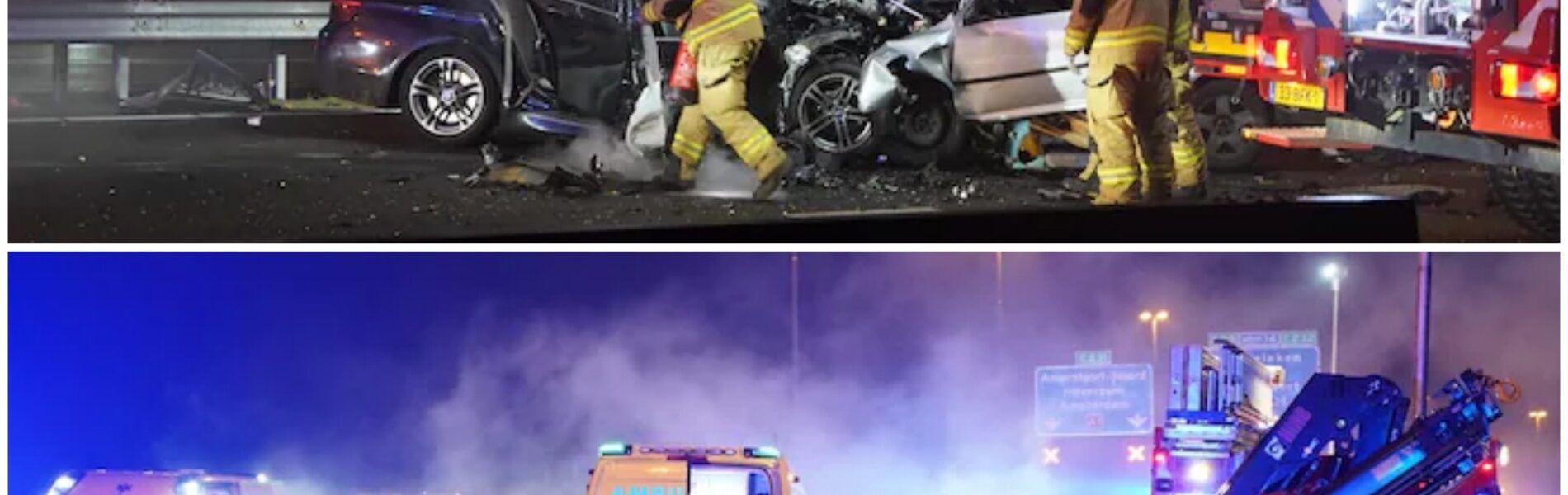 Zwaar auto-ongeval: Alle inzittenden overleden