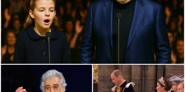 Prince William Breaks Down in Tears as Princess Charlotte Stuns with Secret Duet Beside Legendary Plácido Domingo in Windsor Castle’s Garden — An Unforgettable Royal Birthday Gift That Left Even the Maestro Utterly Speechless