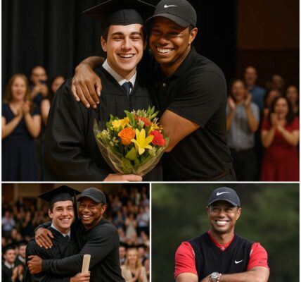 Tiger Woods Keeps 8-Year-Old Promise, Walks Into Graduation With Flowers for Jamie — His Emotional Words Leave Entire School in Tears and Etch a Memory for a Lifetime