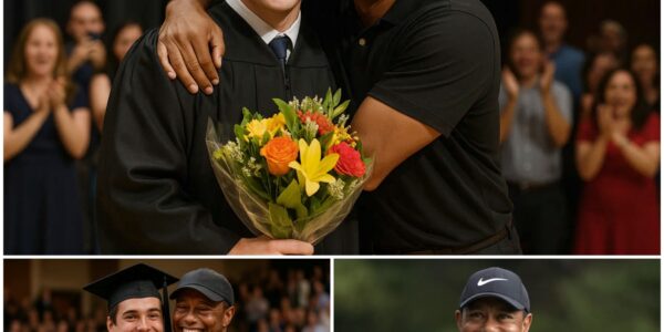 Tiger Woods Keeps 8-Year-Old Promise, Walks Into Graduation With Flowers for Jamie — His Emotional Words Leave Entire School in Tears and Etch a Memory for a Lifetime