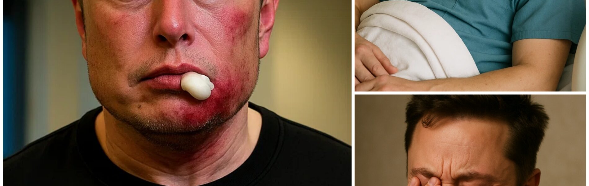 BREAKING NEWS: Elon Musk Suffers Shocking Fall — Front Teeth Reportedly Shattered in Mysterious Late-Night Accident, Witnesses Claim the Scene Was “Unimaginable” as Security Rushed to Hide the Truth…