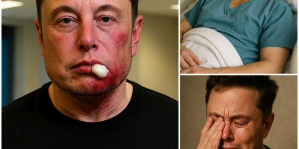 BREAKING NEWS: Elon Musk Suffers Shocking Fall — Front Teeth Reportedly Shattered in Mysterious Late-Night Accident, Witnesses Claim the Scene Was “Unimaginable” as Security Rushed to Hide the Truth…