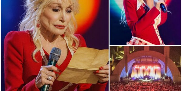 Country music icon Dolly Parton has spent decades enchanting the world with her radiant smile, glittering gowns, and unforgettable songs — but at a recent show, fans witnessed a side of her rarely seen. Midway through the concert, as laughter and music filled the arena, a fan gently handed Dolly a small box wrapped in faded paper. With a playful grin, she opened it, expecting a simple keepsake. Instead, inside was a treasured memento from her early days — along with an old, handwritten letter she had once given away long ago. The moment Dolly realized what it was, her smile faltered, her hands trembled, and tears welled in her eyes, leaving the entire crowd breathless, waiting to know the story behind this long-lost piece of her heart…