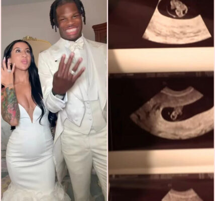 Travis Hunter, wife Leanna welcome baby boy