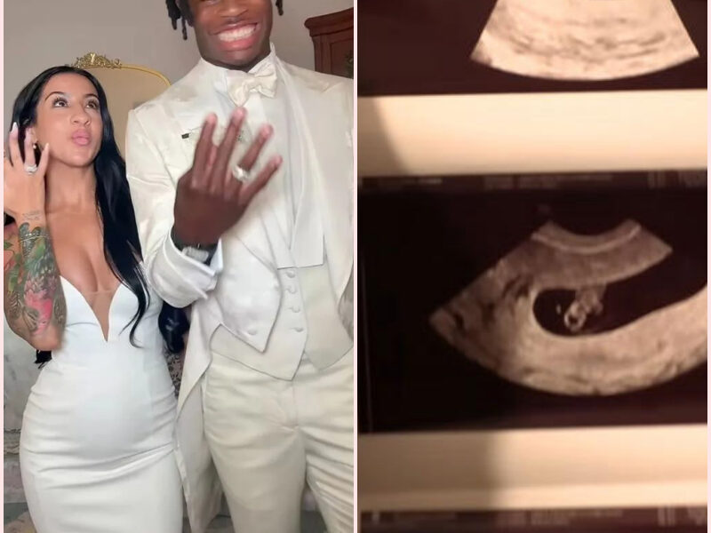 Travis Hunter, wife Leanna welcome baby boy